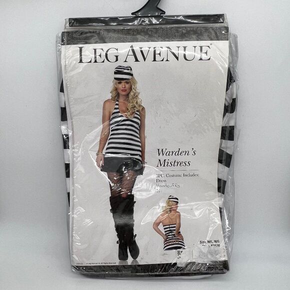 New Leg Avenue Warden's Mistress Costume - Size M/L - Picture 1 of 4
